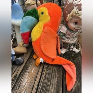 Acme TOUCAN Plush 1983 Stuffed Animal Rainforest Tropical Bird 24” Vintage 80s